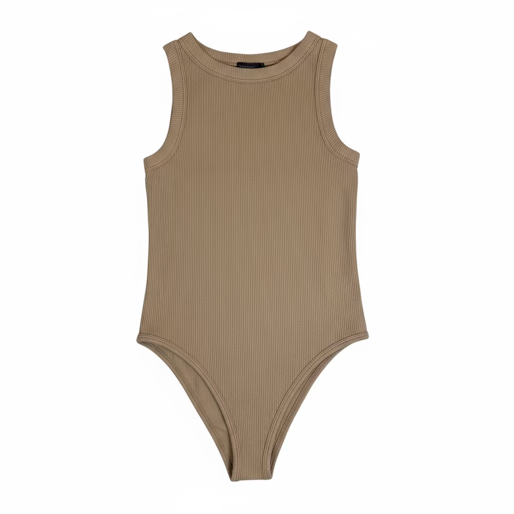 Vneck Bodysuit NUDE